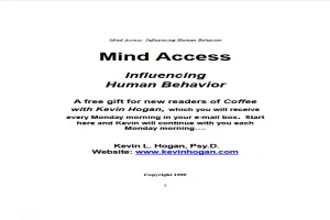 Mind Access. Influencing Human Behavior